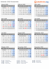 Kalender 2025 mit Ferien und Feiertagen Kerteminde