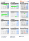 Kalender 2025 mit Ferien und Feiertagen Nyborg