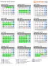 Kalender 2025 mit Ferien und Feiertagen Reims