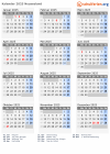 Kalender 2025 mit Ferien und Feiertagen Neuseeland