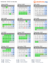 Kalender 2025 mit Ferien und Feiertagen Innlandet