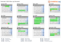 Kalender 2025 mit Ferien und Feiertagen Møre og Romsdal
