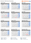 Kalender 2025 mit Ferien und Feiertagen Nord-Tröndelag