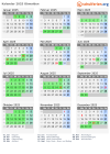 Kalender 2025 mit Ferien und Feiertagen Obwalden