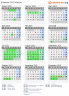 Kalender 2025 mit Ferien und Feiertagen Klattau