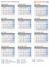 Kalender 2025 mit Ferien und Feiertagen Vatikanstadt