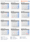 Kalender  mit Ferien und Feiertagen Amerikanische Jungferninseln