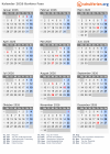 Kalender  mit Ferien und Feiertagen Burkina Faso