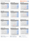 Kalender  mit Ferien und Feiertagen Dschibuti
