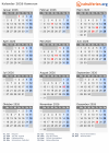 Kalender  mit Ferien und Feiertagen Kamerun