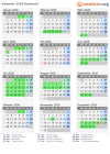 Kalender 2026 mit Ferien und Feiertagen Buskerud