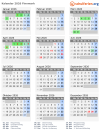 Kalender 2026 mit Ferien und Feiertagen Finnmark