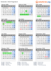 Kalender 2026 mit Ferien und Feiertagen Rogaland