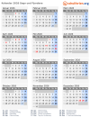 Kalender 2026 mit Ferien und Feiertagen Sogn und Fjordane