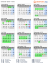 Kalender 2026 mit Ferien und Feiertagen Troms