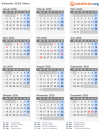 Kalender 2026 mit Ferien und Feiertagen Viken