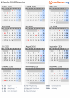 Kalender  mit Ferien und Feiertagen Österreich