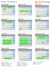 Kalender 2026 mit Ferien und Feiertagen Salzburg