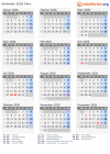 Kalender  mit Ferien und Feiertagen Peru