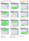 Kalender 2026 mit Ferien und Feiertagen Basel-Stadt
