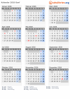 Kalender 2026 mit Ferien und Feiertagen Genf