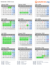 Kalender 2026 mit Ferien und Feiertagen Jura