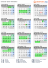 Kalender 2026 mit Ferien und Feiertagen Nidwalden