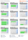 Kalender 2026 mit Ferien und Feiertagen Solothurn