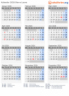 Kalender  mit Ferien und Feiertagen Sierra Leone