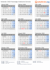 Kalender  mit Ferien und Feiertagen Vereinigte Arabische Emirate