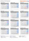 Kalender 2027 mit Ferien und Feiertagen Bahamas