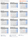 Kalender 2027 mit Ferien und Feiertagen Bahrain