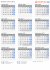 Kalender 2027 mit Ferien und Feiertagen China