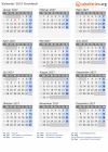 Kalender 2027 mit Ferien und Feiertagen Dschibuti