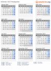 Kalender 2027 mit Ferien und Feiertagen Madagaskar