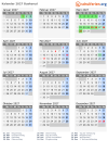 Kalender 2027 mit Ferien und Feiertagen Buskerud