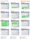 Kalender 2027 mit Ferien und Feiertagen Oslo
