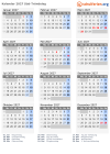 Kalender 2027 mit Ferien und Feiertagen Süd-Tröndelag