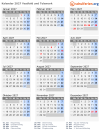 Kalender 2027 mit Ferien und Feiertagen Vestfold und Telemark