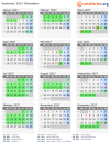 Kalender 2027 mit Ferien und Feiertagen Obwalden