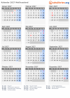Kalender 2027 mit Ferien und Feiertagen Weißrussland