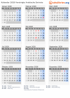 Kalender 2028 mit Ferien und Feiertagen Vereinigte Arabische Emirate