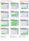 Kalender 2029 mit Ferien und Feiertagen Sachsen-Anhalt