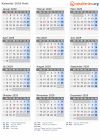 Kalender 2029 mit Ferien und Feiertagen Haiti