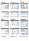 Kalender 2030 mit Ferien und Feiertagen Dschibuti
