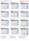 Kalender 2030 mit Ferien und Feiertagen Färöer Inseln