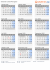 Kalender 2030 mit Ferien und Feiertagen Mongolei