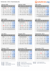 Kalender 2031 mit Ferien und Feiertagen Kambodscha