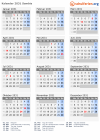 Kalender 2031 mit Ferien und Feiertagen Sambia
