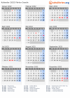 Kalender 2032 mit Ferien und Feiertagen Färöer Inseln